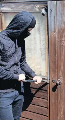  ?? ?? Crime The number of housebreak­ings, including attempted break-ins, has risen from 150 to 182