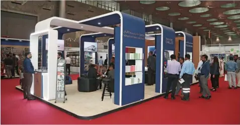  ?? ?? Seashore Group booth at the Project Qatar 2023.