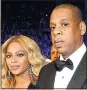  ??  ?? FUMING: Jay & Bey