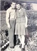  ??  ?? Film stars Leonard and Mary back in the day