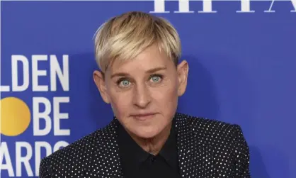  ??  ?? ‘So sorry’ … Ellen DeGeneres at the Golden Globes in January. Photograph: Chris Pizzello/Invision/AP