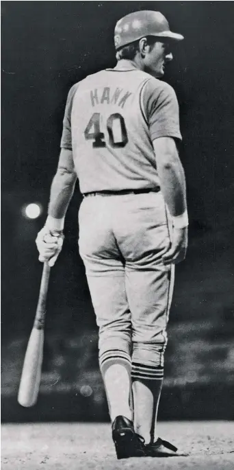  ?? SUN-TIMES ?? Hawk Harrelson played for four teams from 1963 to ’71 — the Kansas City Athletics, Washington Senators, Boston Red Sox and Cleveland Indians.