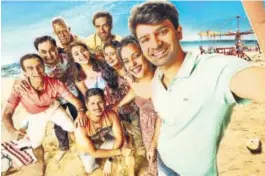  ?? PHOTO: HTCS ?? Tu Hai Mera Sunday stars (from the front) Barun Sobti, Shahana Goswami, and Rasika Dugal