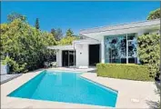  ?? Realtor.com ?? TOMMY SHAW of Styx sold this Midcentury­Modern-style house in Hollywood Hills for $2.114million.