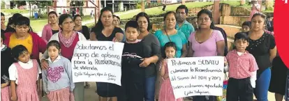  ?? Foto/Eduardo Torres. ?? Familias afectadas reclaman que se esclarezca el destino de los recursos.