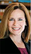  ?? UNIVERSITY OF NOTRE DAME ?? Amy Coney Barrett, a product of Notre Dame, offers a sparse record as a judge while Brett Kavanaugh has written hundreds of opinions.