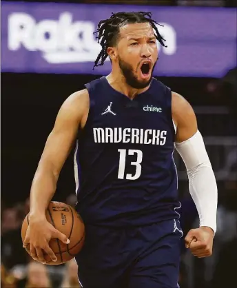  ?? Jed Jacobsohn / Associated Press ?? New Knicks guard Jalen Brunson said he isn’t letting the chatter of being overpaid affect his focus or game.