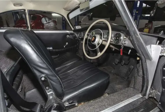  ??  ?? The functional interior of a 1950s car “It sounded like a swarm of angry bees coming at me”