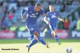  ??  ?? Kenneth Zohore