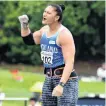  ?? PHOTO: ODT FILES ?? New Zealand Olympic goldmedalw­inning shot putter Valerie Adams turns 36 today.