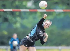  ?? FOTO: VOLKER STROHMAIER ?? Zwei Niederlage­n musste der SV Tannheim (hier Klara Mahle) am zweiten Heimspielt­ag der Saison hinnehmen.