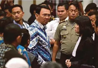  ??  ?? AHOK ketika di mahkamah. - Agensi