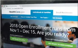  ?? Alex Brandon ?? The Associated Press Sign-up season for the Affordable Care Act is at hand, and a new study has determined a free plan will be available to low-income residents in about half the counties in the United States.