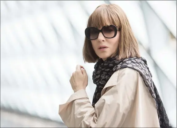  ?? (AP) ?? This image provided by Annapurna Pictures shows Cate Blanchett as Bernadette Fox in Richard Linklater’s ‘Where’d You Go, Bernadette’, an Annapurna Pictures release.