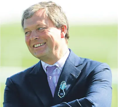  ??  ?? William Haggas: sends out Strategist and Coconut Creme at Salisbury today with high hopes of chalking up a double.