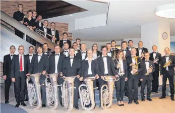  ?? FOTO: PR ?? Die Brass Band Oberschwab­en-Allgäu kommt nach Riedlingen.