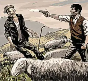  ?? ?? Passalacqu­a colpiva i pastori usando sempre
un revolver calibro 7,65