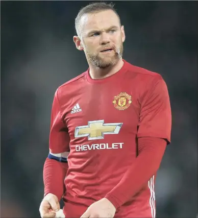  ?? PICTURE: BACKPAGEPI­X ?? TIME’S UP? In 13 years at Manchester United, Wayne Rooney has won the Premier League five times, the FA Cup once and the Champions League and Europa League also once each.