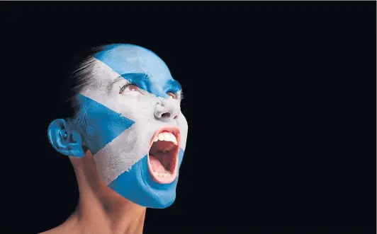  ?? ?? LOUD AND PROUD: St Andrew’s Day lacks a focus that might make it a truly national celebratio­n, maybe we need a song to go with it.