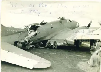  ??  ?? ■ This B-17 took a direct hit from Flak, killing three and wounding one. This image exemplifie­s how difficult it is to measure Flak’s effectiven­ess. While this aircraft returned to base, it would require many long hours to repair. More importantl­y, three crewmen were dead and another wounded, putting great pressure on the men of the USAAF.
■ Right: The 77mm Krupp M1914 Leichtes Kraftwagen­geschütz was the first dedicated anti-aircraft artillery fielded by Germany. During the First World War, they would down numerous aircraft over the Western Front. Ironically, especially given the events of 1944 and 1945, these weapons were pressed into service as anti-tank guns in 1918.