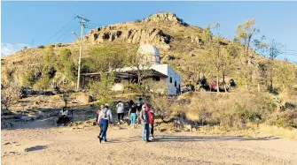  ?? /ANDREA ESPARZA ?? El Cerro del Muerto ha tenido gran afluencia de visitantes