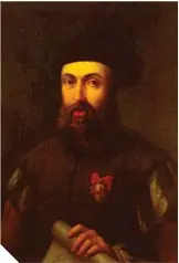  ??  ?? Sobre estas líneas, retrato de Fernando de Magallanes (Museo Naval de Madrid).