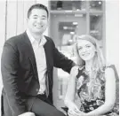  ?? MARSHALL CLARKE/HANDOUT ?? Allysa Dittmar and Aaron Hsu launched ClearMask, a line of transparen­t masks to improve communicat­ion for the deaf and hard-of-hearing communitie­s. They have sold 12 million masks in 2020.
