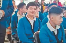  ??  ?? Erick Fabián de Jesús Hernández es uno de los dos estudiante­s que hizo un examen perfecto de Comipems.