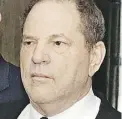  ??  ?? Harvey Weinstein