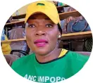  ?? ?? Thandi Moraka could become Limpopo’s first female premier.