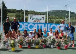  ?? DR ?? Les filles étaient à l’honneur au TC Châteauneu­f.