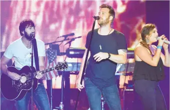  ?? APRIL GAMIZ/MORNING CALL FILE PHOTO ?? Lady A’s name change comes in the wake of nationwide protests against racism sparked by the police killing of George Floyd last month in Minneapoli­s. Here, Lady Antebellum performs at Musikfest in 2016.