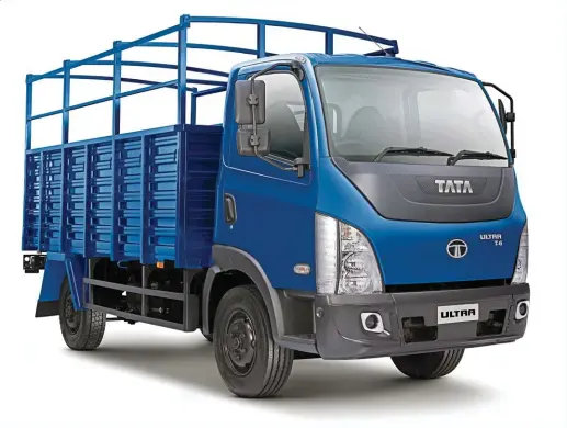  ??  ?? The Ultra Sleek T. Series of LCVs from Tata Motors, introduced in March 2021, for urban deliveries using a 1.9 m narrow cab and four- or six-tyre combinatio­ns is a good example of the changing mix in I&LCV segments. The series’ payload capacity ranges from 3.3-tonne to 5.2-tonne.