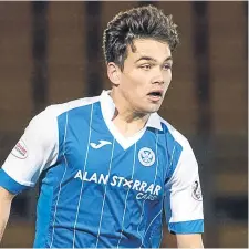  ??  ?? St Johnstone defender Aaron Comrie.