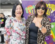  ?? JOSEFINA VILLARREAL ?? La coreógrafa Gloria Peña junto a la cantante dominicana Belkis Concepción.