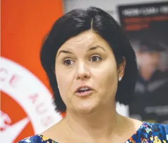  ?? Picture: KERI MEGELUS ?? Minister for Health Natasha Fyles