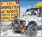  ?? HT PHOTO ?? Shinku La tunnel is being built to improve connectivi­ty from Manali to Leh,