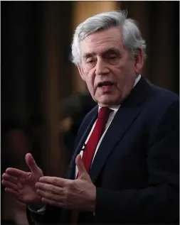  ?? ?? Gordon Brown’s ‘A New Britain’ package is unlikely to be put into practice