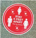  ??  ?? CHICHESTER CARAVANS has introduced new social distancing signage, plenty of hand sanitisers and an increased cleaning regime