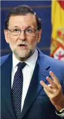  ?? AFP ?? Mariano Rajoy vai hoje ao Parlamento