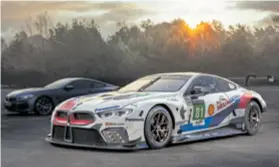  ??  ?? BMW M8 GTE sudjelovat će u utrci 24 sata Le Mansa