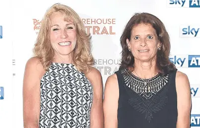  ?? Pictures: PA/ LANGER/SIPA/REX/Shuttersto­ck. ?? Mary Decker and Zola Budd attending a screening of The Fall at the Picturehou­se cinema, London last night, and, below, their collision on the track.