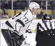  ?? Mark Humphrey Associated Press ?? JEFF CARTER has become more of a leader with the Kings. He was second on the team with 62 points.