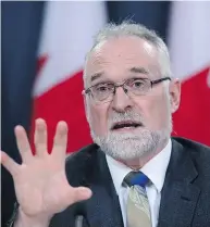  ?? SEAN KILPATRICK / THE CANADIAN PRESS ?? Auditor General Michael Ferguson warned of a critical shortage of fighter jet technician­s in his report Tuesday.