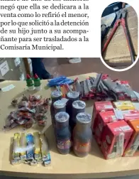  ?? FOTOS: CORTESÍA ?? l
EL BOTÍN . Con esas pinzas, el adolescent­e y un amigo rompieron una malla para robar estas golosinas.