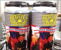  ?? JEN SAMUEL — MEDIANEWS GROUP ?? Braeloch Brewing now offers patrons canned beers for sale in downtown Kennett Square on Birch Street.