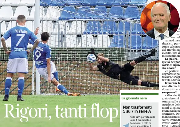  ?? Nel tondo, Aldo Serena ?? Decisivo
Un portiere para il rigore (LaPresse).