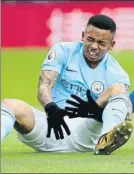  ?? FOTO: GYI ?? Gabriel Jesus Estará 6 semanas KO