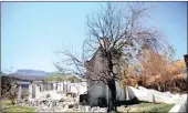  ?? PICTURE: AYANDA NDAMANE ?? Helderberg and Druk My Niet wine farm and self-catering cottages were destroyed by fire.