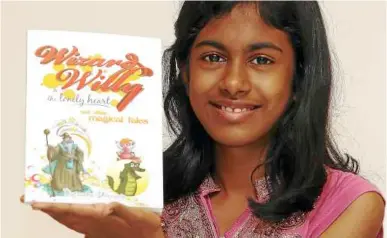  ??  ?? Full support: Natassha Shievanie says that if it wasn’t for the encouragem­ent her parents gave her, her book would not have materialis­ed – so she calls on all parents to encourage their children’s dreams and support their talents.